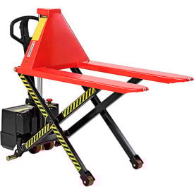 Global Industrial™ Battery Powered High-Lift Skid Truck 3300 lb. Capacity 21""W x 44""L Forks