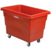 Global Industrial™ Plastic Bulk Box Truck 8 Bushel Direct Mount Base Red