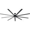 Global Industrial™ 96"" Industrial Ceiling Fan DC Motor 6 Speed 10500 CFM Black