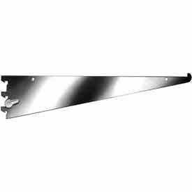 12"" Shelf Bracket W/ Nylon Stabilizer - Chrome