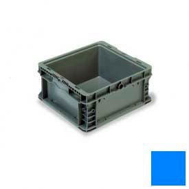 ORBIS Stakpak NXO1215-7 Modular Straight Wall Container 12""L x 15""W x 7-1/2""H Blue