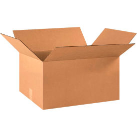 Global Industrial Cardboard Corrugated Boxes 21-3/8""L x 15-5/8""W x 9-1/2""H Kraft