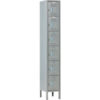 Global Industrial™ Capital® 6-Tier 6 Door Locker 12""W x 15""D x 78""H Gray Unassembled