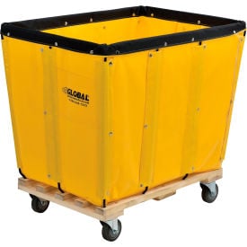 Global Industrial™ KD 12 Bushel Yellow Vinyl Basket Bulk Truck