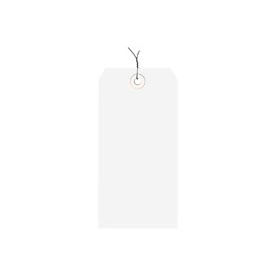 Global Industrial Shipping Tag Pre Wired#2 3-1/4""L x 1-5/8""W White 1000/Pack
