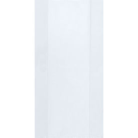 Global Industrial™ Low Density Gusseted Poly Bags 6""W x 3""D x 15""H 2 Mil Clear Pack of 1000