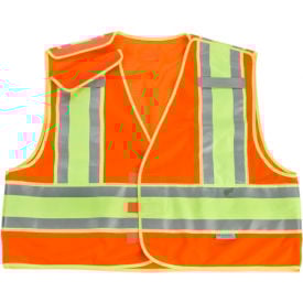 Ergodyne® GloWear® 8245PSV Public Safety Vest Orange 4XL/5XL