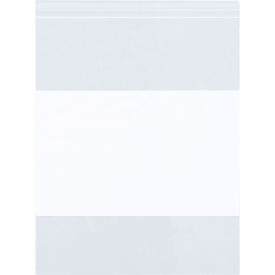 Global Industrial™ Seal Top Reclosable Bags w/ Write On Block 13""Wx18""L 2 Mil Clear  1000Pk