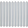 Global Industrial™ 21"" Replacement Roller 1.9"" Dia. Galvanized Steel Pack of 10