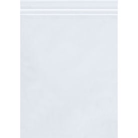 Global Industrial™ Double Track Seal Top Reclosable Poly Bags 10""Wx12""L 4 Mil Clear  1000Pk