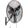 Continental Dynamics® 30"" Wall Mounted Misting Fan Outdoor Rated Oscillating 7204 CFM 1/7 HP