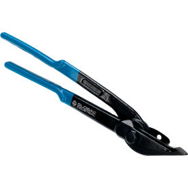 Global Industrial Heavy Duty Cutter For 3/4""-1-1/4""W Steel Strapping Black/Blue