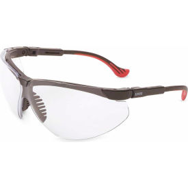 Uvex® S3300HS Genesis XC Safety Glasses Black Frame Clear HS Lens