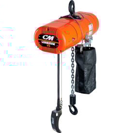 CM Lodestar VS Electric Chain Hoist 1/2 Ton 10 Lift 2.6-16 FPM 230-1-60 2-Step Control