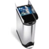 simplehuman® Recycling Can 10.5 Gallon Brushed Stainless