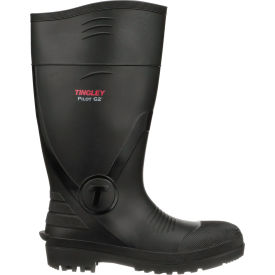 Tingley® Pilot G2 Knee Boot Plain Toe 15""H Size 7 Black