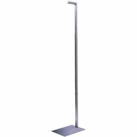 Adjustable Notched Costumer - Satin Chrome