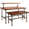 Econoco Small Nesting Table (Frame Only) PSNTS Anthracite Grey
