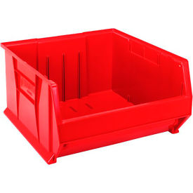 Quantum Storage 23-7/8"" x 22-1/2"" x 12"" Hulk 24"" Container Red Polypropylene