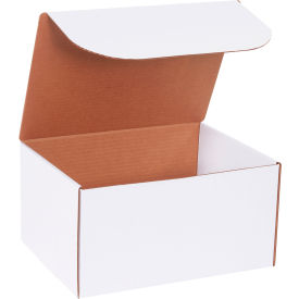 Global Industrial Corrugated Literature Mailers 12-1/8""L x 9-1/4""W x 6-1/2""H White