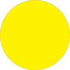 2"" Dia. Round Removable Labels Fluorescent Yellow Roll of 500