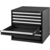 Global Industrial™ Modular Drawer Cabinet 7 Drawers w/Lock 30""Wx27""Dx29-1/2""H Black
