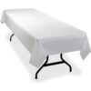 Genuine Joe® GJO10324  Banquet Roll Tablecover 40""W x 300'L Plastic White 1/Roll