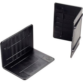 Pac Strapping Plastic Strap Guards 1-3/4""L x 2-1/2""W Black Pack of 1000