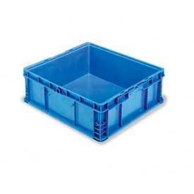 ORBIS Stakpak NSO2422-9 Modular Straight Wall Container 24""L x 22-1/2""W x 8-11/16""H Blue