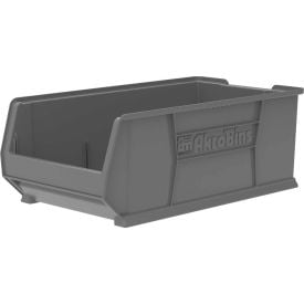 Akro-Mils® Akro-Bin® Plastic Super-Size Stacking Bin 29-7/8""L x 16-1/2"" W x 11""H Gray