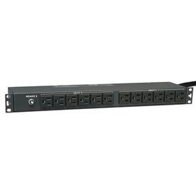 Tripp Lite PDU2430 Power Distribution Unit 19"" 1U 24 NEMA 5-15R 15ft Cord 24A