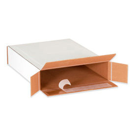 Global Industrial™ Self Seal Side Loading Corrugated Boxes 11-1/8""L x 2""W x 8-3/4""H White