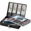 SentrySafe Deluxe Cash Box DCB-1 Key Lock 11-13/16""W x 9-1/4""D x 3-9/16""H Black