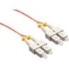 Axiom SC/SC Multimode Duplex OM2 50/125 Fiber Optic Cable 4m