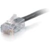 C2G 100 ft Cat6 Non Booted Plenum UTP Unshielded Network Patch Cable - Black