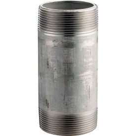 2 In. X 4-1/2 In. 304 Stainless Steel Pipe Nipple - 16168 PSI - Sch. 40 - Domestic