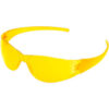 MCR Safety CK114 Crews Checkmate Safety Glasses Amber Lens Amber Frame Anti-Fog