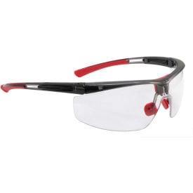 Uvex by Honeywell® North Adaptec Safety Glasses Black Frame Clear Lens Anti-Fog Regular