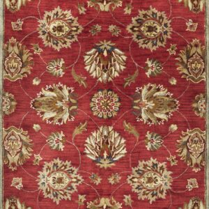 8' X 10' 6 Wool Red Area Rug