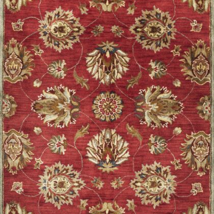 8' X 10' 6 Wool Red Area Rug