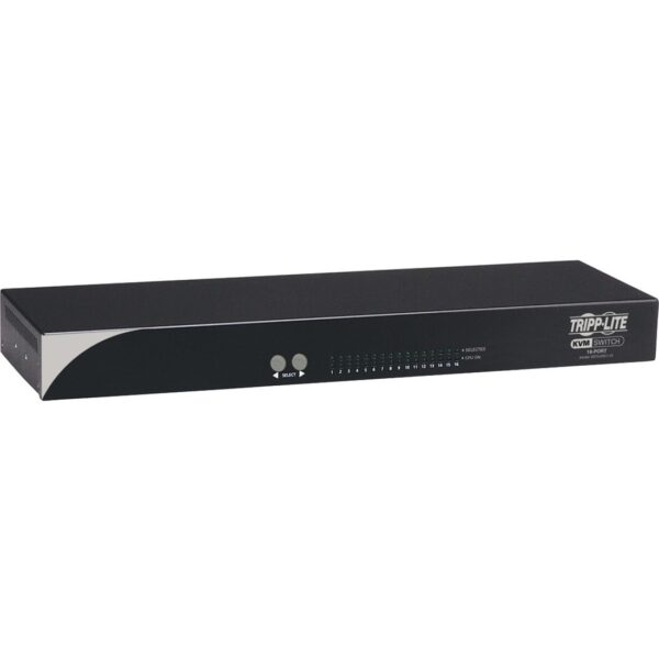 Tripp Lite by Eaton NetCommander 16-Port Cat5 KVM Switch 1U Rack-Mount with PS2 to USB Input Adapter