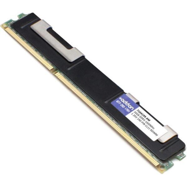 AddOn AM160D3DR4RN/16G x1 Sun 7104199 Compatible Factory Original 16GB DDR3-1600MHz Registered ECC Dual Rank x4 1.35V 240-pin CL11 RDIMM