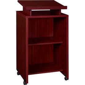 Regency Mobile Podium / Lectern in Mahogany Finish