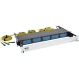 Tripp Lite by Eaton 40/100Gb Fiber Breakout Patch Panel 40Gb to 4 x 10Gb 100Gb to 4 x 25Gb 15 MTP QSFP to 60 LC Duplex 9/125 Singlemode Ports 1U
