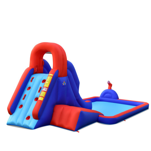 Sub 5 Box Water Inflatables 5-in-1 Inflatable Water Slide with Climbing Wall – Alms Marketplace