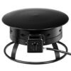 58 000BTU Firebowl Outdoor Portable Propane Gas Fire Pit with Cover and Carry Kit
