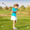 Junior Complete Golf Club Set for Kids with Rain Hood Right Hand Children Golf Age 8-10 Years Old-Pink