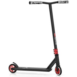 Freestyle Tricks High-End Pro Stunt Scooter with Luminous Aluminum Deck-Red