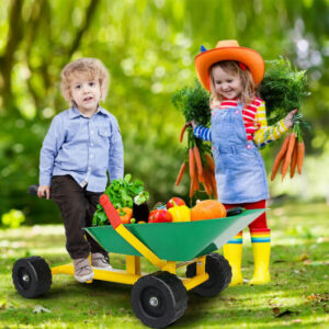 8" Heavy Duty Kids Ride-on Sand Dumper w/ 4 Wheels-Green