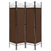 6 Feet 4-Panel Folding Freestanding Room Divider-Brown
